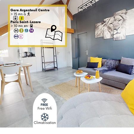 Magnifique Appartement- Proche Paris-Climatisation Argenteuil Esterno foto